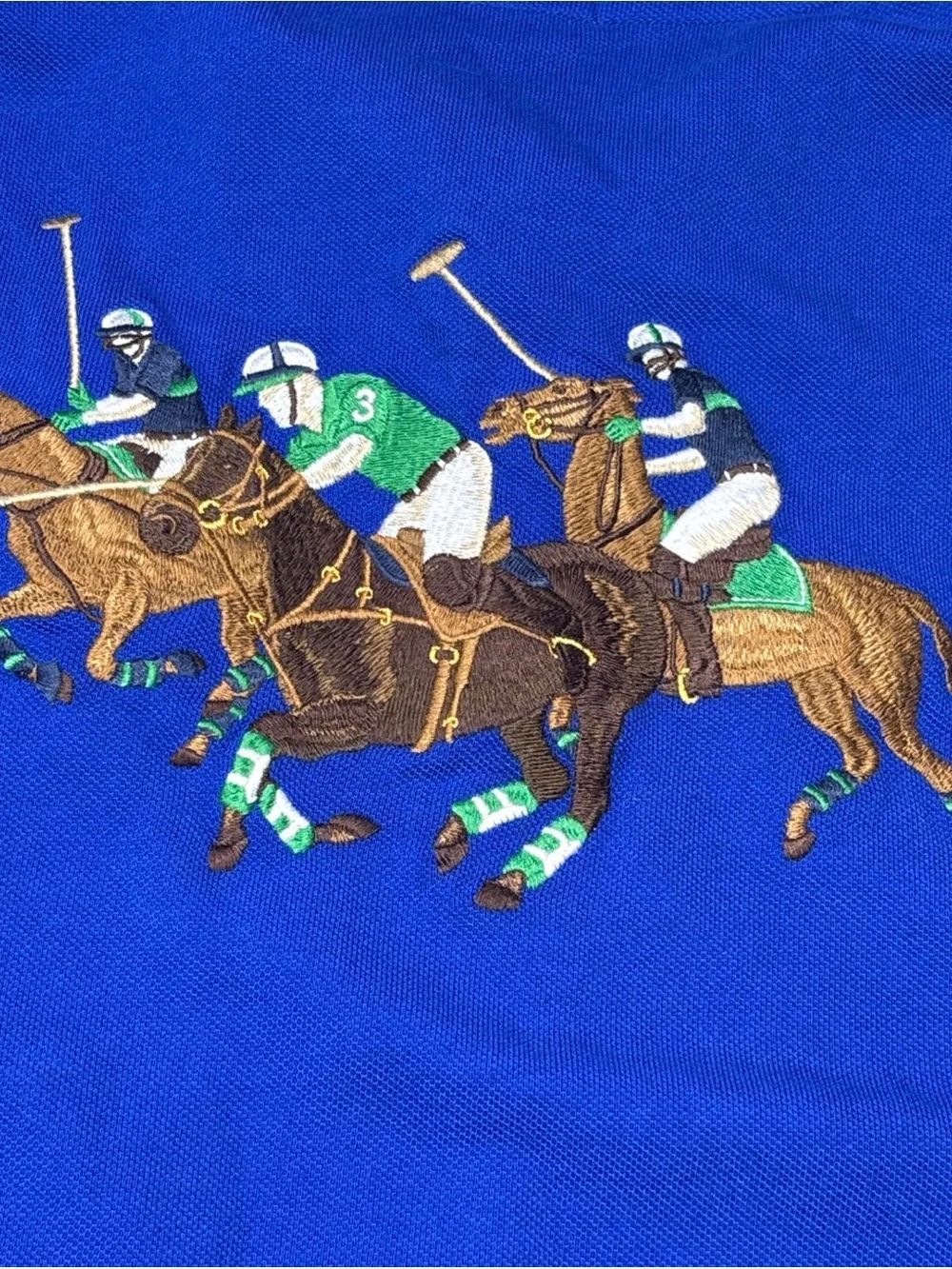 Polo Ralph Lauren #3 PRL NYC International Challenge Sz XXL Mens Polo BIG 3 Pony
